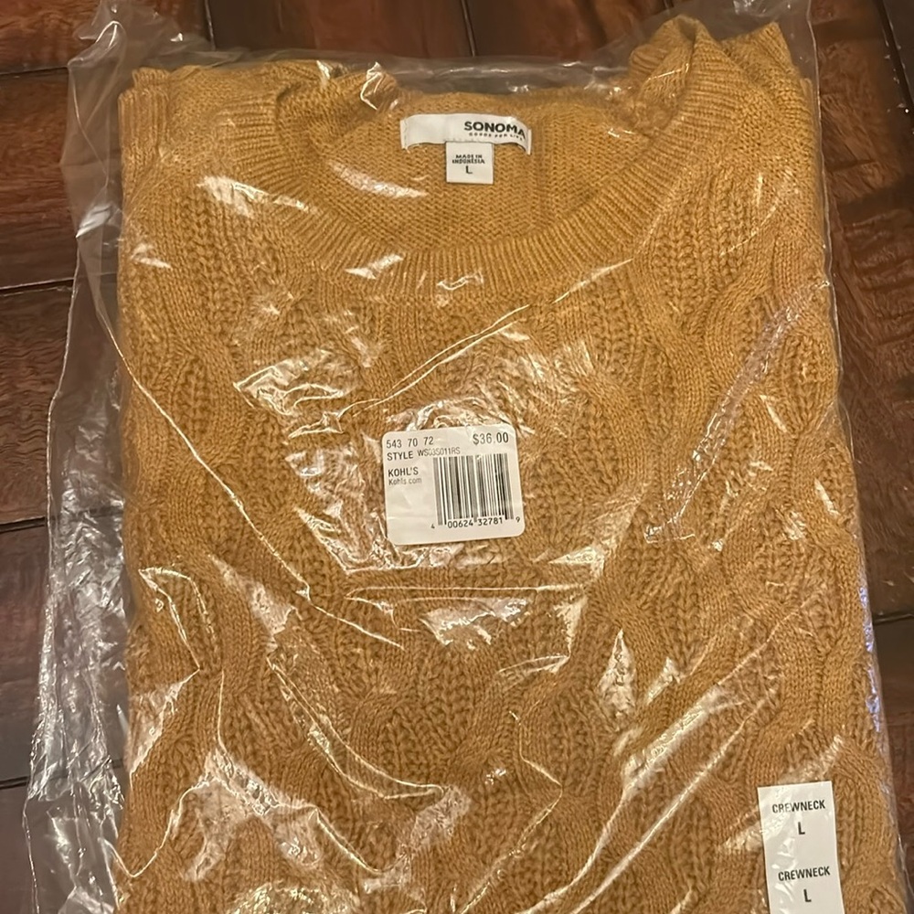 SONOMA - NWT Crewneck Mustard